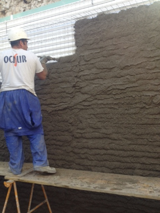 Micro hormigueado - Obra realizada con Baupanel en Sevilla