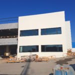 Cerramiento de edificio industrial con Baupanel® System. Puerto de Santa Maria, Cádiz.