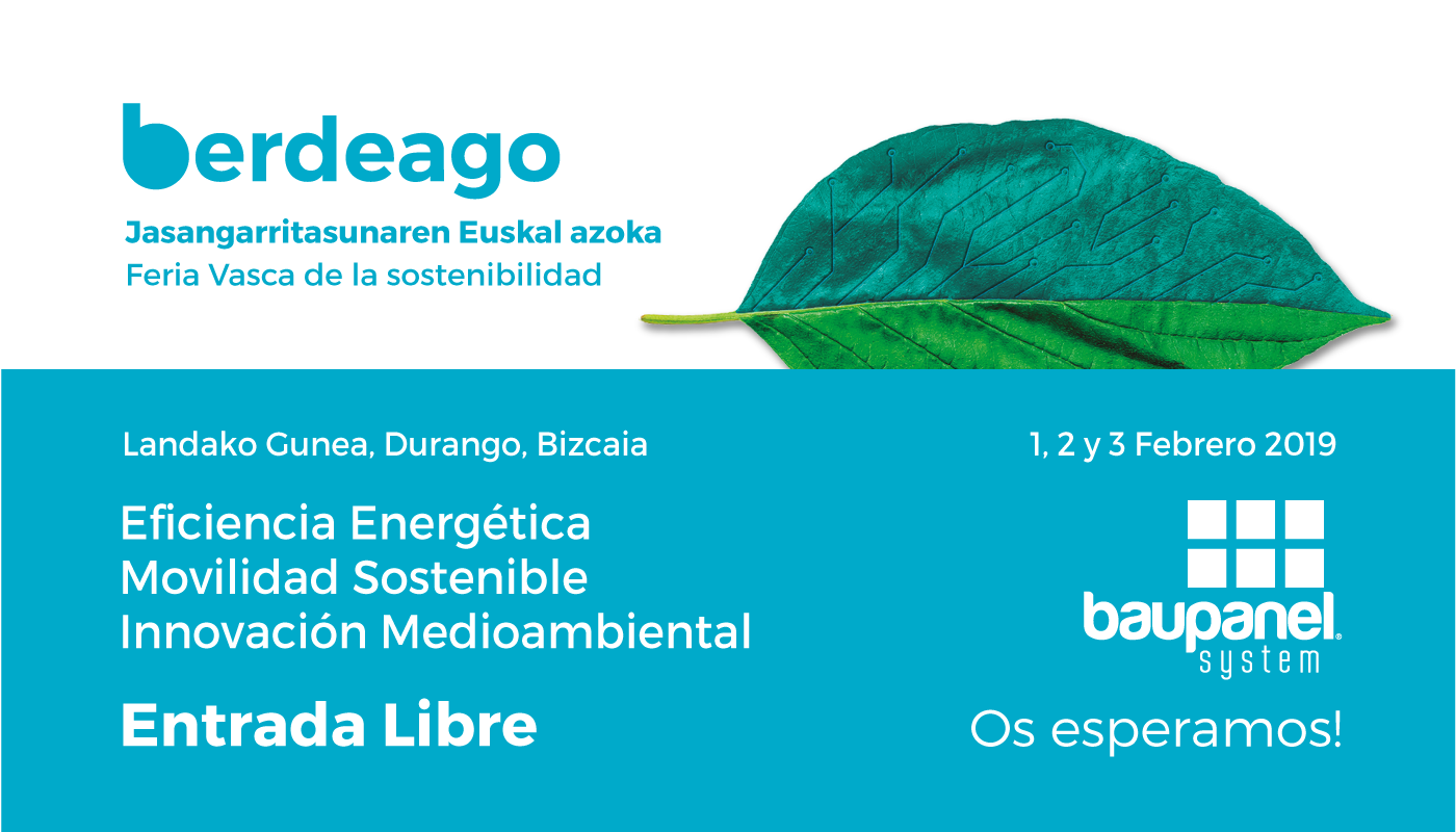 Baupanel® System en la feria vasca Berdeago 2019
