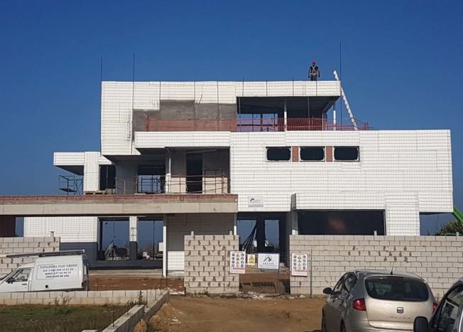 Revestimiento Sate, vivienda en Sanlúcar, Baupanel.