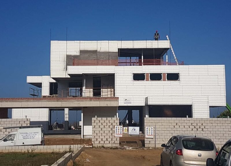 Sate thermal coating, house in Sanlúcar, Baupanel.