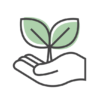 icono-sostenibilidad Cuidamos el medio ambiente